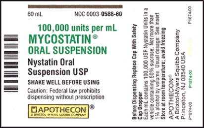 Ordered: Mycostatin (nystatin) oral syrup 200,000 units bid for a 4-month-old infant with thrush (oral candidiasis). SDR for children and infants over 3 months: 250,000-500,000 units per day. Directions: Place half the dose in either side of the mouth.   a. Is the order within the SDR? b. How many mL will you prepare? c. How many mL will you administer on each side of the mouth?