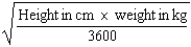 Ordered: Methotrexate sodium 0.25 g for child with lymphoma who weighs 80 lb and is 125 cm tall. SDR: 200-500 mg per m<sup>2</sup> every 2-4 weeks for lymphoma. BSA formula for m<sup>2</sup>:   . a. BSA for this child (calculate formula) b. SDR for this child c. Ordered dose d. Evaluation and decision<div style=padding-top: 35px> 