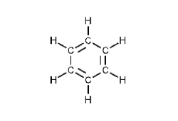 What type of hydrocarbon is the following molecule?   A)  alkane B)  alkene C)  alkyne D)  aromatic E)  cycloalkene