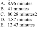 A small flower shop takes orders by phone and then one of the staff florists is assigned to prepare the arrangement.The time it takes to process phone orders is normally distributed With a mean of 6 minutes and a standard deviation of 2.5 minutes.The time it takes for an Arrangement to be completed is normally distributed with a mean of 35 minutes and a Standard deviation of 8.6 minutes.What is the standard deviation for the total time to process A phone order and complete the floral arrangement at this flower shop (assuming times are Independent)?