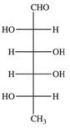 The Fischer projection for the naturally occurring form of fucose, one of the carbohydrates used as a cell marker in the determination of blood types, is shown below.Is this D-fucose or L-fucose?   A) D-fucose B) L-fucose C) It is neither D- nor L-; fucose is not chiral. D) It is impossible to determine from the Fischer projection alone.