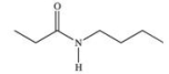 What acid chloride is required to form the amide shown below?   A) butylammonium chloride B) propanoyl chloride C) propylammonium chloride D) butanoyl chloride E) HCl