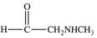 N-Methylformamide is an organic compound used to kill insect larvae in cereal and dried fruit.What is its structure? A)    B)    C)    D)    E)   