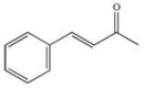 What product is formed when cinnamaldehyde is oxidized?   A)    B)    C)    D)    E)   