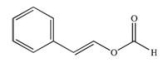What product is formed when cinnamaldehyde is oxidized?   A)    B)    C)    D)    E)   