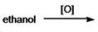 What is the common name of the acid formed in the following reaction?   A) formic acid B) acetic acid C) oxalic acid D) methanoic acid E) propanoic acid