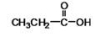 What is the IUPAC name of the following compound?   A) ethanoic acid B) lactic acid C) pyruvic acid D) butyric acid E) propanoic acid
