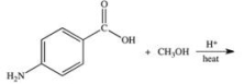 Methylparaben is an ester used as a preservative in foods, beverages, and cosmetics.It may be prepared by the reaction shown below.What is the structure of methylparaben?   A)    B)    C)    D)    E)   