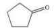 Which of the statements concerning the compound shown below is FALSE?   A) Its name is cyclopentanone. B) Its molecular formula is C<sub>5</sub>H<sub>8</sub>O. C) Molecules of this compound are held together in a collection by dipole-dipole attractions. D) It may be formed by the oxidation of cyclopentanol. E) It can be oxidized to produce a carboxylic acid.