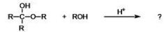 What type of compound is formed in the following reaction?   A) acetal B) aldehyde C) hemiacetal D) enol E) ketone