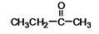 What is the IUPAC name of the compound shown?   A) 2-methylpropanone B) 2-butanal C) 2-butanyl D) butanone E) 2-methyl-2-propanone