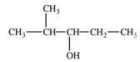 Which of the following statements about the compound shown below is FALSE?   A) It is a tertiary alcohol. B) Its name is 2-methyl-3-pentanol. C) It can participate in hydrogen bonding. D) It can be oxidized to a ketone. E) It contains both a nonpolar and a polar region.