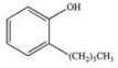 Hexylresorcinol is listed as an active ingredient in some mouthwashes and throat lozenges.The IUPAC name for hexylresorcinol is 4-hexyl-3-hydroxyphenol.Which of the following is its structure? A)    B)    C)    D)    E)   