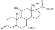 Cortisol is an anti-inflammatory agent that also regulates carbohydrate metabolism.Which of the following best describes the types of alcohols present in cortisol?   A) primary, secondary, and tertiary B) secondary and tertiary C) primary, tertiary, and a phenol D) primary, secondary, and quaternary E) primary and tertiary