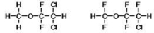 What is the typical medical use for the compounds shown below?   A) antiseptics/disinfectants B) antibiotics C) anesthetics D) radiation therapy E) suture material