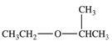 Which of the following is the structure of ethyl propyl ether? A)    B)    C)    D)    E)   