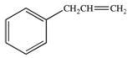 Dehydration of the alcohol shown below produces styrene, an important starting material in the polymer and plastics industry.What is the structure of styrene?   A)    B)    C)    D)    E)   