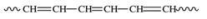 Polyvinyl chloride (PVC)  is formed by addition polymerization of vinyl chloride, CH<sub>2</sub>=CHCl.Which of the following depicts a representative section of the PVC structure? A)    B)    C)    D)    E)   