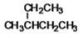 What is the IUPAC name of the following compound?   A) 2-ethylbutane B) 2-methyl-2-ethylpropane C) 3-methylpentane D) trimethylpropane E) 2-methyl-diethylmethane