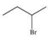 What is the molecular formula and name of the following compound?   A) C<sub>4</sub>H<sub>9</sub>Br, 3-bromobutane B) C<sub>5</sub>H<sub>11</sub>Br, 2-bromopentane C) C<sub>4</sub>H<sub>8</sub>Br, 2-bromobutane D) C<sub>4</sub>H<sub>9</sub>Br, 2-bromobutane E) C<sub>4</sub>H<sub>8</sub>Br, 3-bromobutane