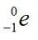 What is the nuclear symbol for the isotope formed when undergoes beta decay? A) B) C) D) E)