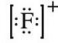 What is the Lewis symbol of the fluoride ion? A)    B)    C)    D)    E)   