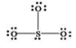 What is wrong with the Lewis structure shown for sulfur trioxide, SO<sub>3</sub>?   A) Oxygen, not sulfur, should be the central atom. B) Sulfur should have 10 electrons around it instead of 8, to show its expanded octet. C) The structure shows 26 valence electrons, but there should only be 24. D) There are too many bonding electrons shown. E) The structure should show each oxygen atom with a double bond to the sulfur atom.