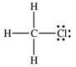 In the compound shown below, how can the bond between carbon and chlorine be described?   A) intermolecular B) ionic C) nonpolar covalent D) polar covalent E) nonpolar ionic