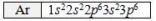 Which ion is NOT isoelectronic (i.e.has the same electron configuration)  with Ar? The electron configuration of Ar is shown.   A) Cl<sup>−</sup> B) K<sup>+</sup> C) Br<sup>−</sup> D) Ca<sup>2+</sup> E) S<sup>2−</sup>