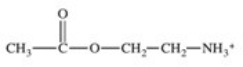 The enzyme acetylcholinesterase catalyzes the hydrolysis of acetylcholine.Which of the following is a product of this hydrolysis reaction?   A)    B)    C)    D)    E)   