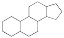 Which type of lipid always contains the carbon skeleton structure shown?   A) lipoproteins B) glycerides C) phospholipids D) sphingolipids E) steroids