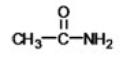 What is the common name of the compound shown?   A) formamide B) aniline C) benzamide D) acetate E) acetamide