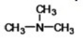 What is the IUPAC name of the following compound?   A) dimethylmethanamine B) dimethylaminomethane C) N-methylethanamine D) trimethylamine E) N,N-dimethylmethanamine