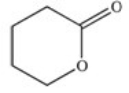 A cyclic ester (lactone) is formed when a carboxylic acid reacts with an alcohol functional group that is present in the same molecule.Which structure represents the lactone formed in the reaction below?   A)    B)    C)    D)    E)   