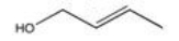 The compound shown below is the enol form of butanal.  