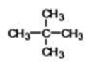What is the IUPAC name of the following compound?   A) 2,2-dimethylpropane B) 2-methylbutane C) dimethylbutane D) tetramethylethane E) 2,2,2-trimethylmethane