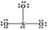 What is wrong with the Lewis structure shown for sulfur trioxide,SO<sub>3</sub>?   A) Oxygen,not sulfur,should be the central atom. B) Sulfur should have 10 electrons around it instead of 8,to show its expanded octet. C) The structure shows 26 valence electrons,but there should only be 24. D) There are too many bonding electrons shown. E) The structure should show each oxygen atom with a double bond to the sulfur atom.