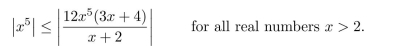 Express the following statement using Ω-notation.: