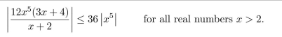 Express the following statement using O-notation: