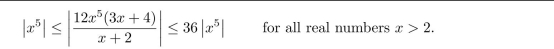 Express the following statement using Θ-notation:
