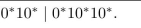 Consider the regular expression (a) Describe the language defined by this expression. (b) Design a finite-state automaton to accept the language defined by the expression.