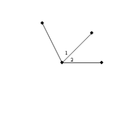   -  is separated into smaller angles by   and   , rays in the interior of   . If m   , m   , and m   , then m   equals: