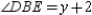   -  is separated into smaller angles by   and   , rays in the interior of   . If m   , m   , and m   , then m   equals: