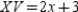   -If X is the midpoint of   and X-V-T on   ,   ,   ,   , and   , find the length of   .