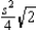 The area of an equilateral triangle with sides of length s is given by A =   .