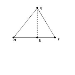   -In   ,       . If MQ = 10, RP = 4, and MR = 8, find the area of   .