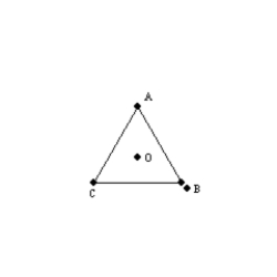   -For any regular polygon, the center can be determined by the intersection of any two angle-bisectors of the polygon.