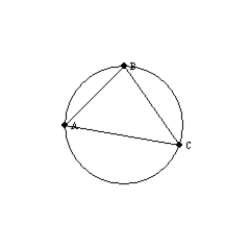  -In the figure,   is said to be circumscribed about the circle.