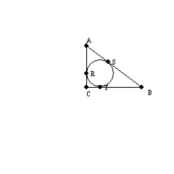   -If   is circumscribed about the circle in such a way that m   = 90° and m   = 110°, which is true? A)    cannot be a right angle B)  m     m   C)  m   = 200° D)   