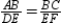   -Given that   and   , which method justifies that   ? A)  AA B)  SAS   C)  SAS D)  SSS  